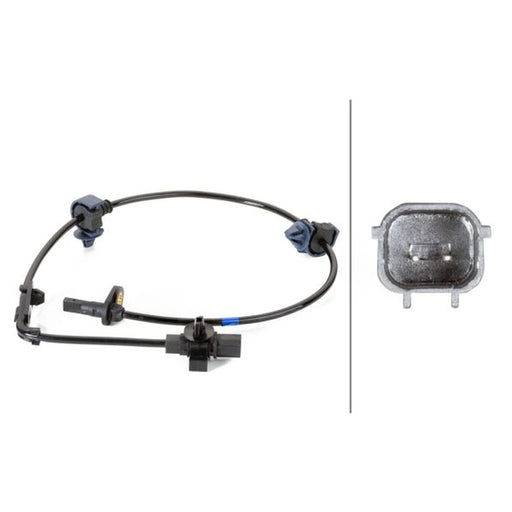 Hella ABS Wheel Speed Sensor Front fits Honda Civic VIII 2006-2012 1.4