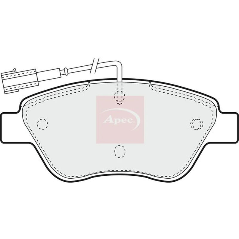 Apec Front Brake Pad Set PAD1274