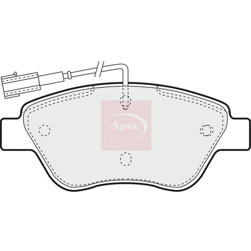 Apec Front Brake Pad Set PAD1274