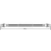 Borg & Beck Brake Hydraulic Hose Line inner BBH8265