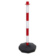 Sealey Red/White Post with Base RWPB01 Sealey - Dynamic Drive