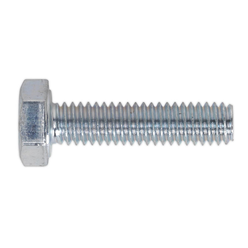 Sealey HT Setscrew M4 x 10mm 8.8 Zinc DIN 933 Pack of 50 SS410 Sealey  - Dynamic Drive