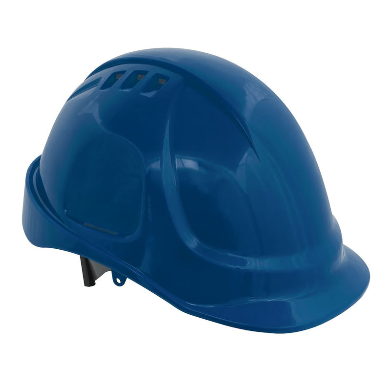 Sealey Safety Helmet Vented (Blue) 502B Worksafe  - Dynamic Drive