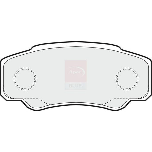 Apec Rear Brake Pad Set fits Citroën Relay II 2002-2006 2.0 2.2 2.8