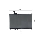Mahle Engine Radiator fits Mitsubishi Outlander III 2012-2022 2.0 2.4