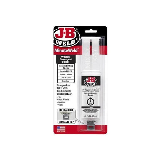 J-B Weld MinuteWeld™ Epoxy Syringe 25ml J-B Weld - NN4 Online