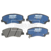 Borg & Beck Front & Rear Brake Discs & Pads fits Kia Rio III 2011-2017