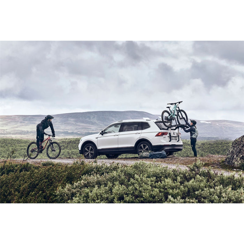 Thule Out Way Platform two-bike platform trunk bike rack black/aluminium Boot Bike Rack Thule - Bars 4 Cars