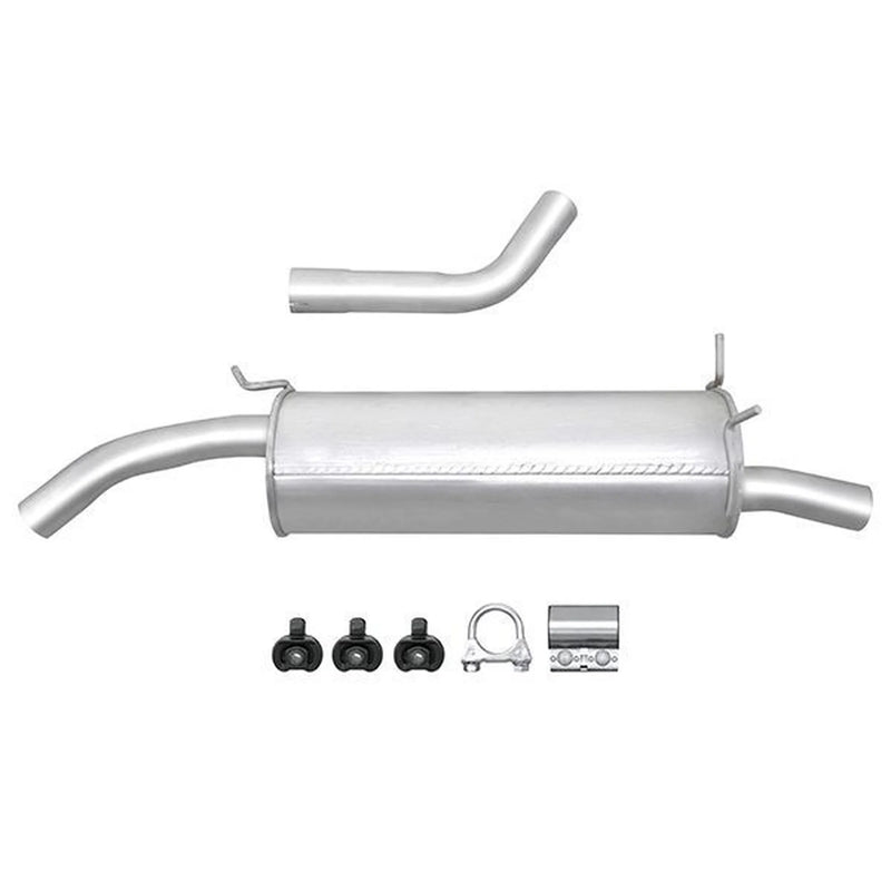 Hella End Silencer Rear fits Renault Megane I Coach 1997-2003 1.9