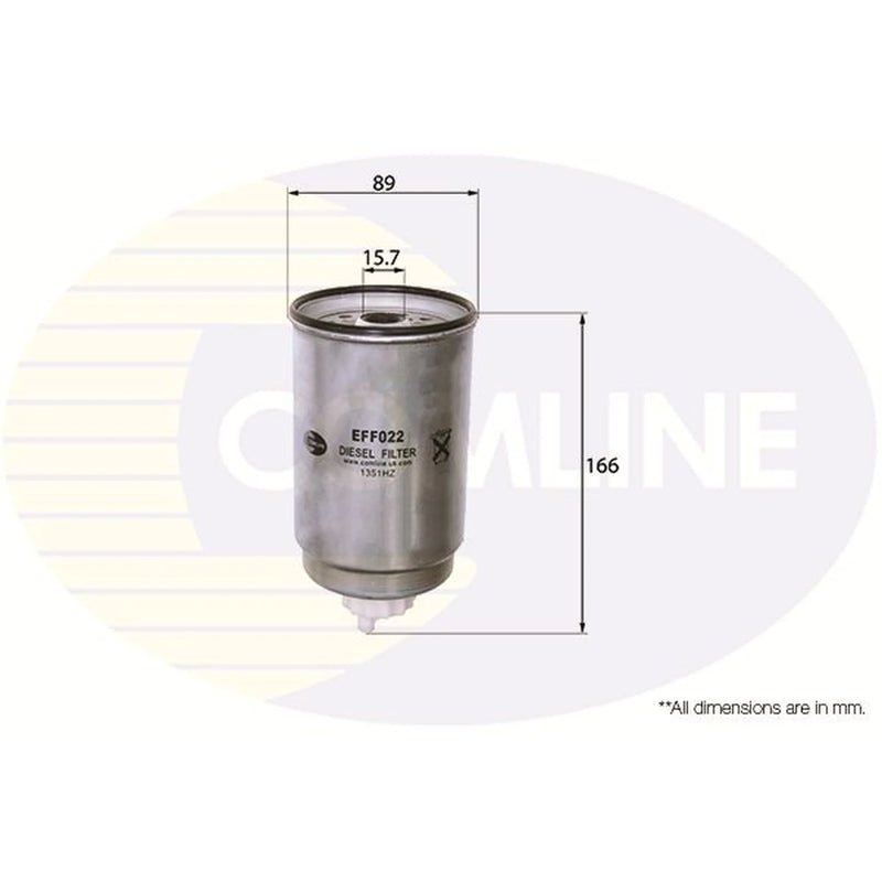 Comline Fuel Filter Element fits Ford Transit 1983-2000 2.5
