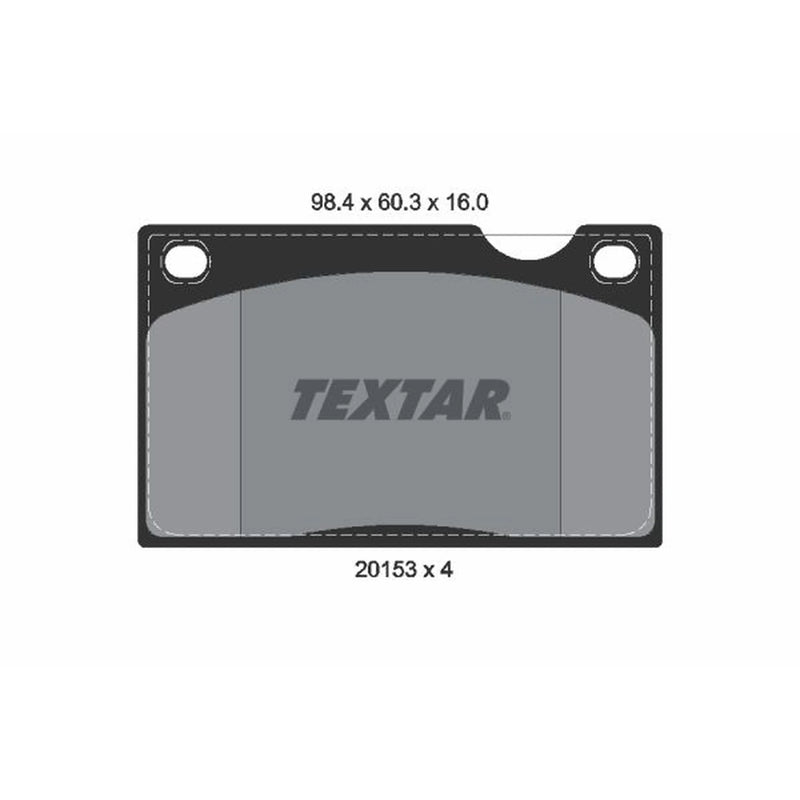 Textar Front Brake Pad Set 2015302