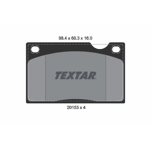 Textar Front Brake Pad Set 2015302