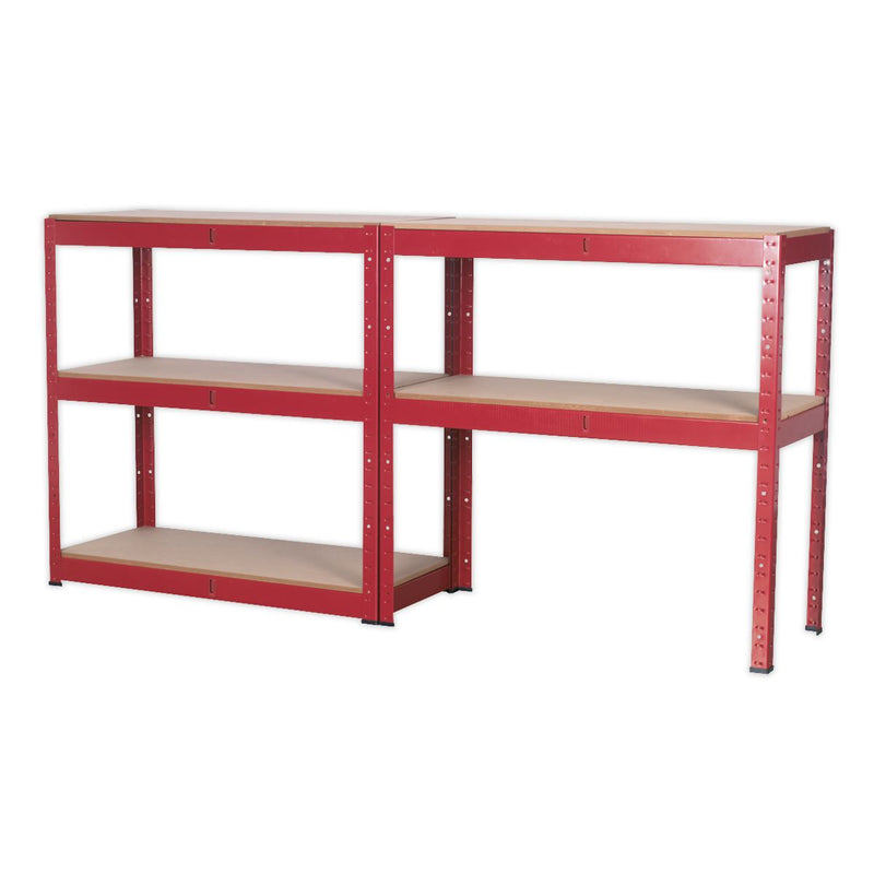 Sealey Racking Unit with 5 Shelves 350kg Capacity Per Level AP6350 Sealey - Dynamic Drive