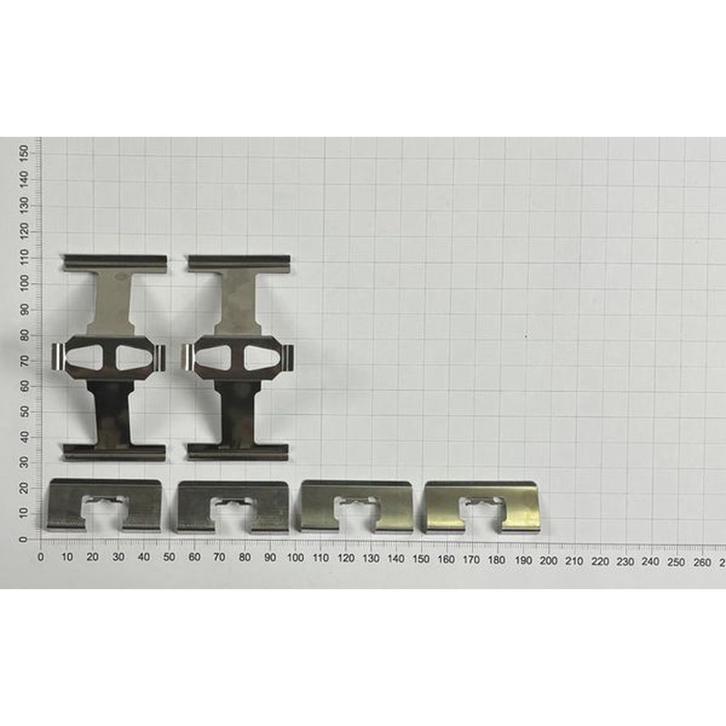 Abtex Brake Pad Accessory Fitting Kit Rear fits Honda Accord III 1985-1989 2.0