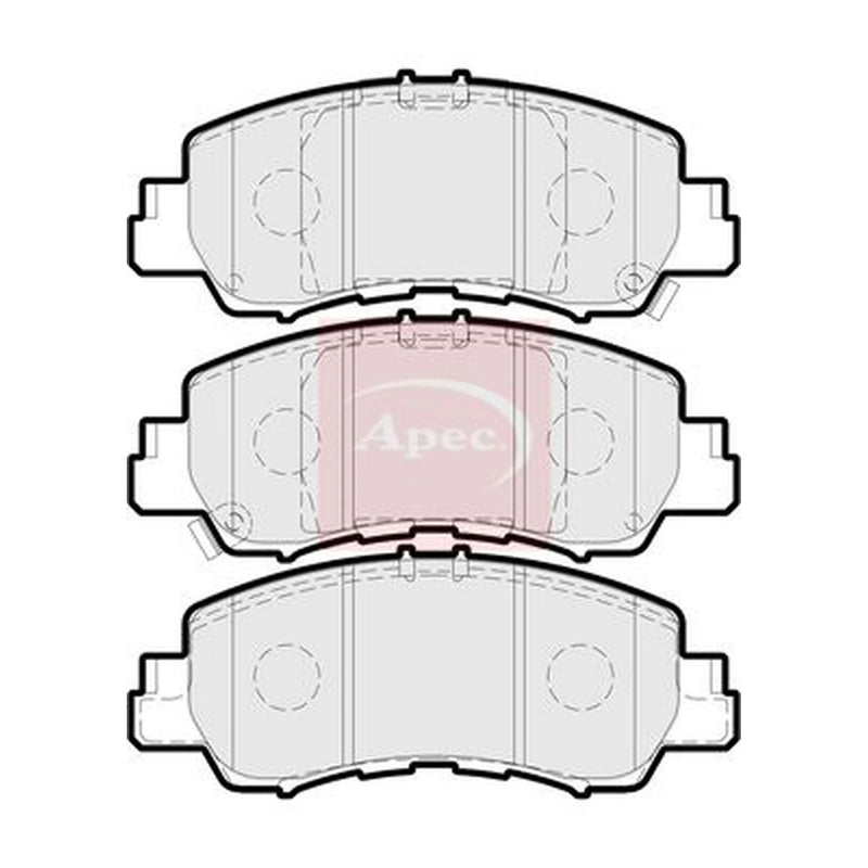 Apec Front Brake Pad Set PAD2321