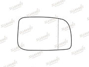 Summit Stick-On Aspheric Mirror Glass fits Daihatsu Sirion 07 to 14 RHS Summit - Bars 4 Cars