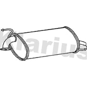 Klarius Box With Tail Pipe Rear fits Honda Accord 1999-2002 1.8 2.0 2.3