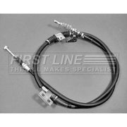 First Line Handbrake Cable Right Rear fits Mazda 626 1987-1989 2.0