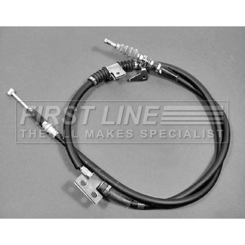 First Line Handbrake Cable Right Rear fits Mazda 626 1987-1989 2.0