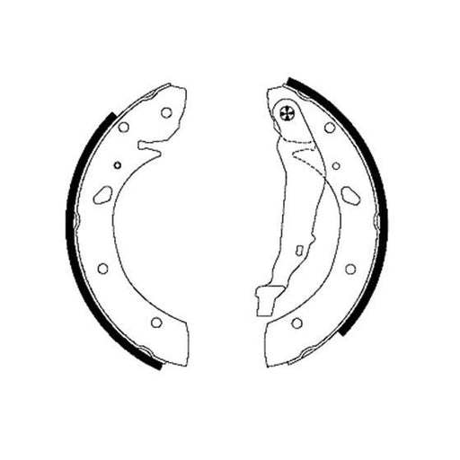 Mintex Brake Shoe Set Axle Kit fits Toyota Avensis 1997-2003 1.6 1.8 2.0