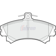 Fahren Front Brake Pad Set FBP3298