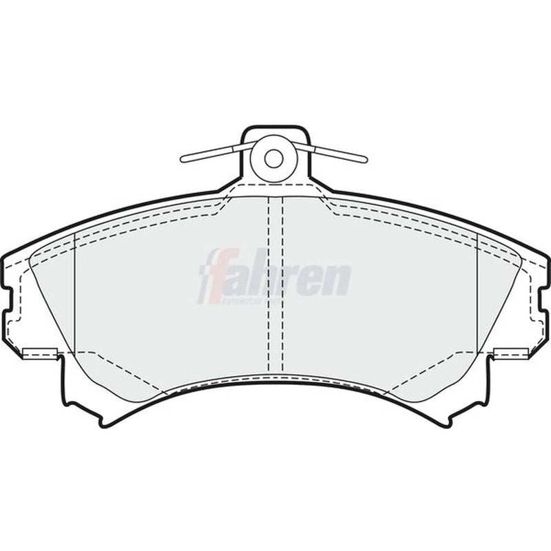 Fahren Front Brake Pad Set FBP3298