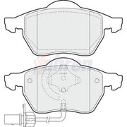 Fahren Front & Rear Brake Discs & Pads fits Audi A4 B6 2000-2005 1.8 2.4 2.5 3.0