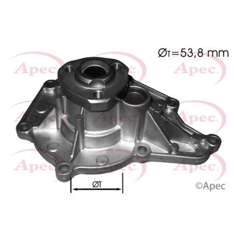 Apec Engine Cooling Water Pump fits Audi A4 Allroad B8 2009-2016 2.0