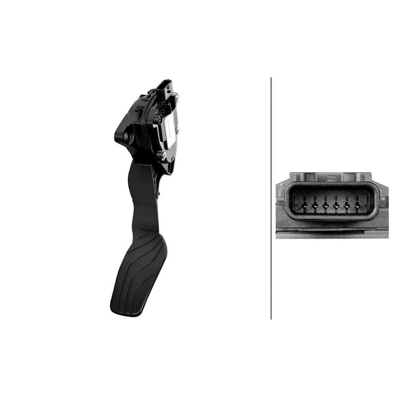 Hella Accelerator Pedal Position Sensor fits Nissan X-Trail III 2013-2014