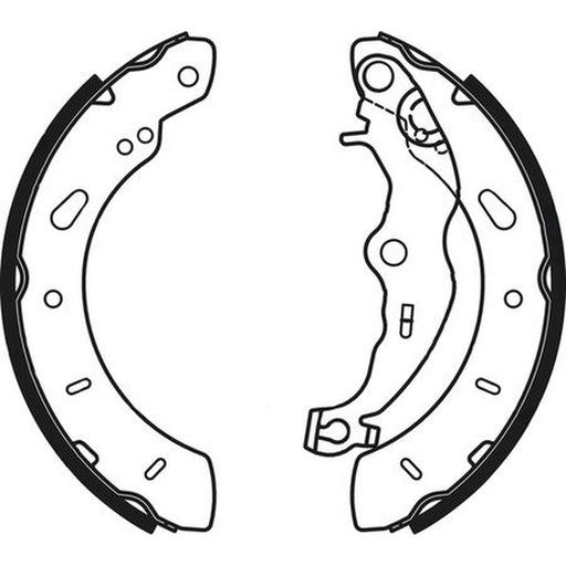 Abtex Brake Shoe Set Axle Kit fits Ford B-Max 2012-2017 1.0 1.4 1.5 1.6