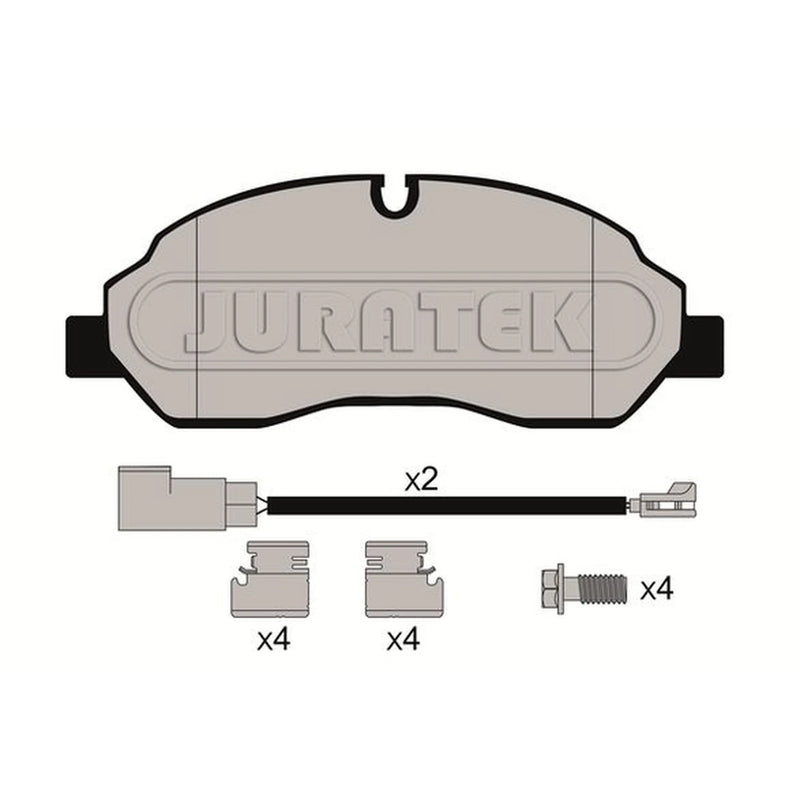 Juratek Front Brake Pad Set fits Ford Tourneo Custom V362 Bus 2012-2023