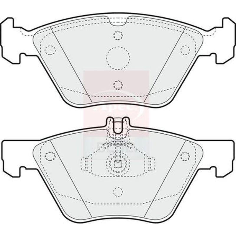 Apec Front Brake Pad Set PD3487