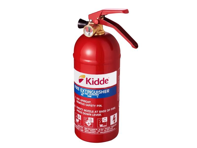 Kidde Multipurpose Fire Extinguisher 1.0kg ABC Kidde - Dynamic Drive