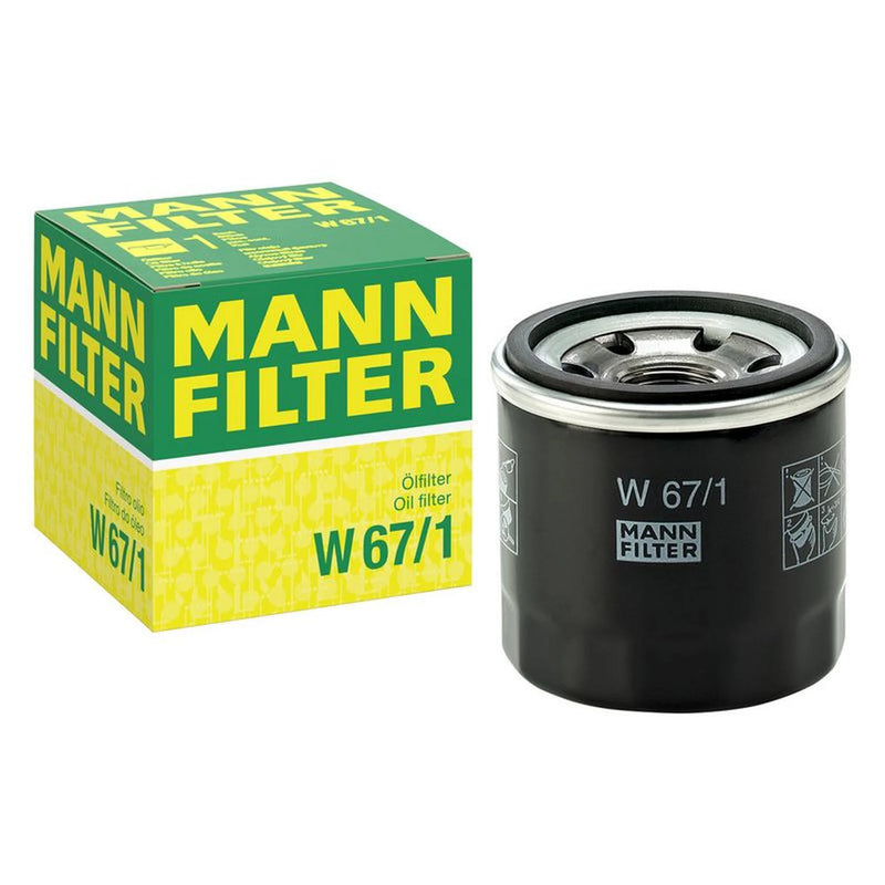 MANN-FILTER Service Kit with Air & Oil Filters fits Renault Clio III 2006-2014