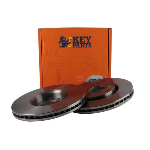 Key Parts Front & Rear Brake Discs & Pads fits Citroën C3 II 2009-2016 1.6