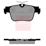Apec Rear Brake Pad Set fits Audi A3 2020-2022