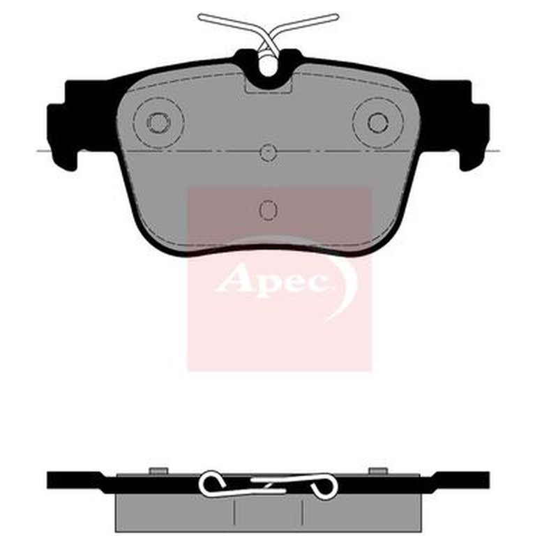 Apec Rear Brake Pad Set fits Audi A3 2020-2022