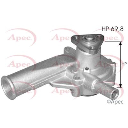 Apec Engine Cooling Water Pump fits Ford Courier Box Body/Mpv 1991-1996 1.3