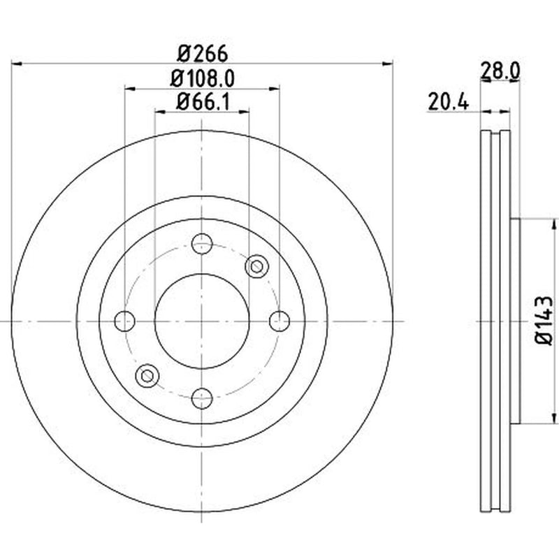 Mintex Front & Rear Brake Discs & Pads fits Peugeot 405 1992-1995 1.9