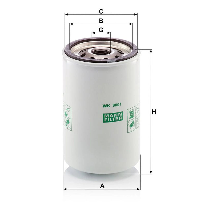 MANN-FILTER Fuel Filter Element