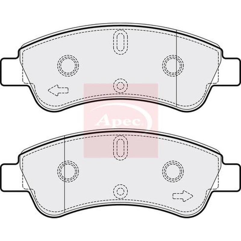 Apec Front Brake Pad Set PAD1269