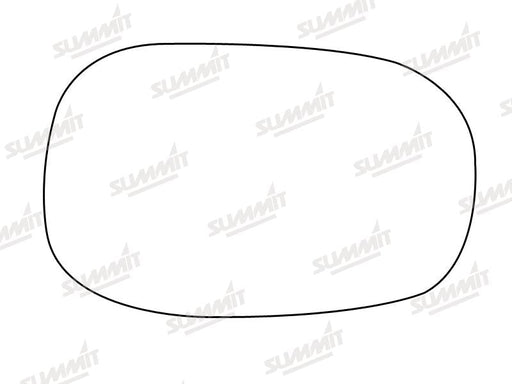 Summit Stick-On Standard Mirror Glass fits Ford Ka LHS RHS Summit - Bars 4 Cars
