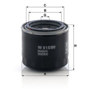 MANN-FILTER Engine Oil Filter