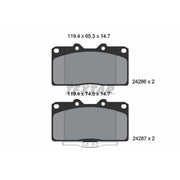 Textar Front Brake Pad Set 2428601