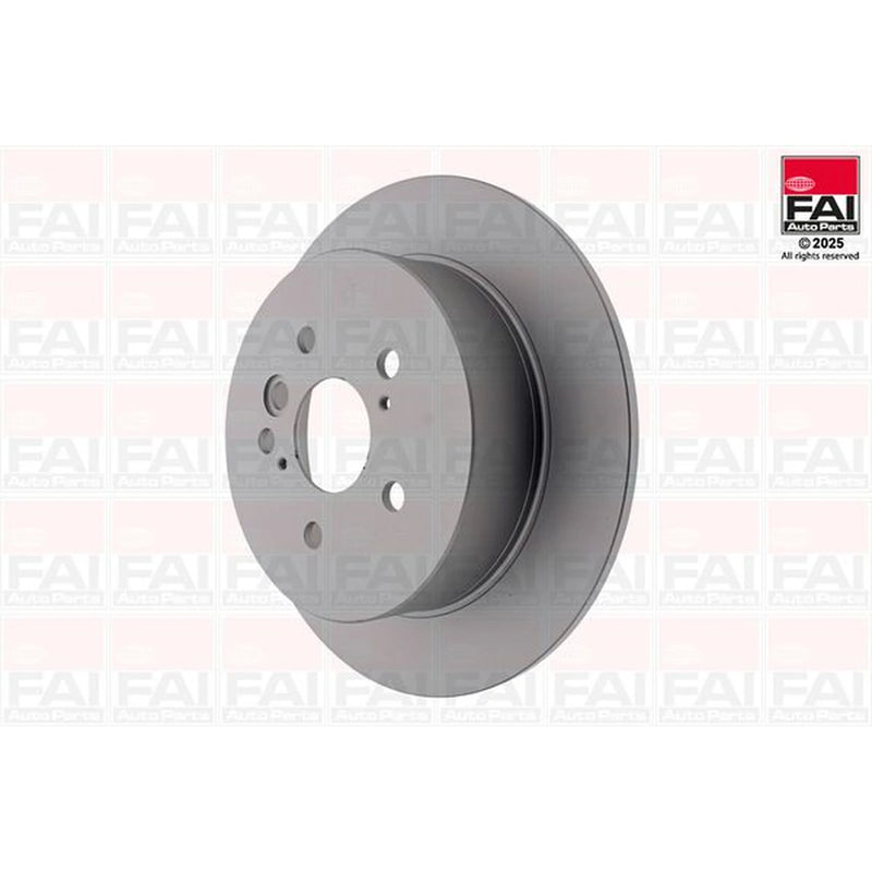 FAI 2 x Solid Brake Discs fits Toyota Rav 4 2000-2005 1.8 2.0