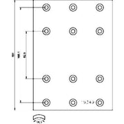 Textar Textar Cv Brake Lining Set 1934901 1934901