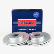 Borg & Beck Front & Rear Brake Discs & Pads fits Ford Galaxy 2000-2002 2.3