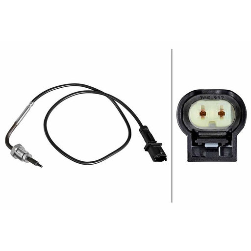 Hella Exhaust Gas Temperature Sensor before soot particulate filte fits Fiat 500