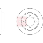 Apec Front & Rear Brake Discs & Pads fits Mitsubishi Carisma 1997-2006 1.6