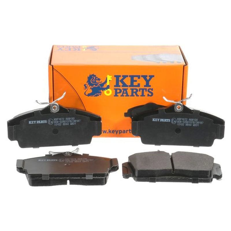 Key Parts 4 x Front Brake Pad Set fits Nissan Almera 2000-2006 1.5 1.8 2.2